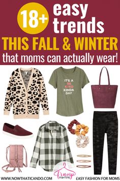 This mama blogger has the ultimate list of fall trends you can wear this year that are mom friendly and easy to add to your wardrobe! She’s narrowed it down to the trends that will look good and not be out of style tomorrow. I love this blog! #fall #winter #fashion #trends #2020 #wardrobe Fall Fashion For Moms, 2025 Fashion Trends, Cute Summer Clothes, Women's Wardrobe Essentials, 2021 Fashion Trends, Fall Winter Fashion Trends, Fashion Trend Forecast