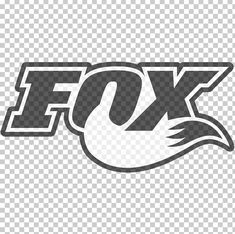 the fox logo on a transparent background