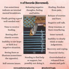 9 of Swords in reversed position. These are the meanings are this tarot card from the suit of swords.

#tarot #nineofswords #9ofswords 9 Of Swords Reversed, 9 Of Wands Tarot Meaning Reversed, 9 Swords Tarot Meaning, Ten Of Swords Tarot Meaning Reversed, 9 Of Swords Tarot Meaning Reversed, Nine Of Swords Tarot Meaning Reversed, 4 Of Swords Reversed, 6 Of Swords Reversed, 3 Of Swords Reversed