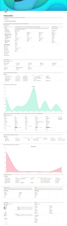 an info sheet with several different types of information on the bottom, and below it