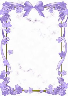 Purple Paper Texture, Flower Border Design Aesthetic, Page Borders Design Aesthetic, Floral Border Background, Bujo Bible, Romantic Template, Fashion Powerpoint, Wedding Background Wallpaper