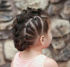 Cute Bonito Braids Short Hair, Braids Short, Toddler Hairstyles, Short Hairdos, Pinterest Hair