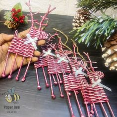 handmade christmas decorations made out of sticks