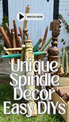 unique spindle decor easy diy's