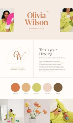 Retro and Fun Brand Board Brand Board Template, Palettes Color, Orange Retro, Branding Template, Faith Love, Branding Mood Board, Web Design Software, Website Header Design