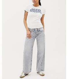 BDG Urban Outfitters Kayla Low Rider Low Rise Slouchy Straight Leg Jeans | Dillard's Low Rise Light Wash Jeans, Bdg Urban Outfitters, Oversized Denim Jacket, Low Rider, Low Rise Jeans, Cargo Jeans, Light Wash Jeans, Dillard's, Christmas Wishlist