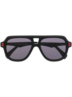 black acetate pilot frame tinted lenses straight arms curved tips These glasses come with a protective case. Glasses Strap, Red Sunglasses, Grey Sunglasses, Avant Garde Fashion, Glasses Chain, Black Sunglasses, Fashion Streetwear, Sunglass Frames, Square Frames