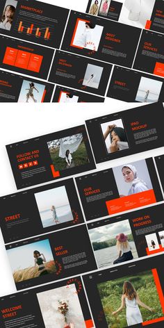 Street Urban Style Fashion Powerpoint Template Unique Website Layout, Fashion Powerpoint, Fashion Advertisement, Ipad Mockup, Professional Powerpoint Templates, Powerpoint Themes, Powerpoint Template Free, Slides Template, Website Layout