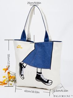 BagForLove - Large Capacity Canvas Tote Shoulder Bag with Literary Denim Patchwork, Ideal for Students Product Description Color White Pattern Type Cartoon Style Preppy Type Shoulder Tote Bag Material Fabric Composition 100% Polyester Details Pictures Similar Products h2 { text-align: center; } /* æ¢è¡ */ li{ white-space: normal; word-break: break-all; word-wrap: break-word; } .red-box { width: 100%; display: flex; flex-direction: row; flex-wrap: wrap; justify-content: center; } .red-box > div { width: 190px; height: 250px; margin: 10px; } .red-box > div > a > img { width: 190px; height: 250px; } .size-box { width: 100%; margin: auto; white-space: nowrap; } .table { border-collapse: collapse; border-spacing: 0; width: 100%; table-layout: fixed; } tr, td, th { border: 1px solid rgb(175, 1 Style Preppy, Word Wrap, Denim Patchwork, Shoulder Tote Bag, Cartoon Style, Shoulder Tote, White Patterns, Womens Tote Bags, Cartoon Styles