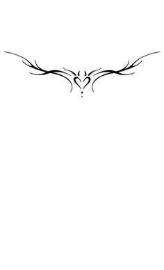 a black and white drawing of a bird with long wings flying in the sky above it