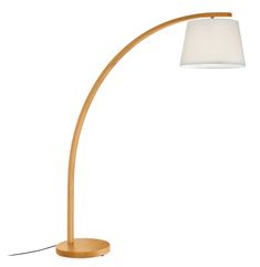 Streeter Wood Floor Lamp - Modern Lighting - Room & Board Entryway Inspiration, Arc Design, Modern Floor Lamp, Cabin Lighting, Lamps Modern