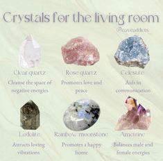 Best Crystals For New Home, Crystal For Living Room, Crystals For Dining Room, Crystals For The Classroom, Crystals To Keep In Your Bedroom, How To Style Crystals At Home, Crystals To Have In Your Home, Best Crystals For Each Room, Best Crystals For Home Protection