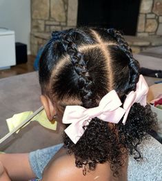 Curly Hairstyles Kids, Mixed Kids Hairstyles, Mixed Girl Hairstyles, Baby Girl Hairstyles Curly, Daughter Hairstyles, Cute Toddler Hairstyles, Lil Girl Hairstyles, Kids Curly Hairstyles, Hairstyles Kids