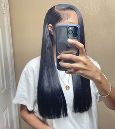 Dope Hairstyles, Hair Laid, Straight Lace Front Wigs, Long Black Hair, Straight Human Hair, Baddie Hairstyles, Hair Weave, Aesthetic Hair, Frontal Wigs