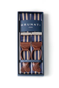 Rigid Braces | Striped Suspenders | Brunati Como Gordon Gekko, Mens Braces, Patrick Bateman, Braces Suspenders, Gentlemen Wear, Gentleman's Wardrobe, Best Of British, Modern Gentleman, Luxury Accessories