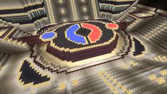 Minecraft Pokémon Stadium Battle Arena Minecraft, Minecraft Pokemon House, Pokemon Minecraft Builds, Minecraft Pokemon Builds, Minecraft Pvp Arena, Minecraft Stadium, Pixelmon Minecraft, Minecraft Cyberpunk, Minecraft Skeleton