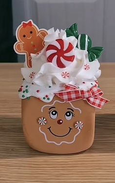 a cookie jar with candy and candies in it