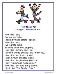 two kids on skateboards with the words how nice i am