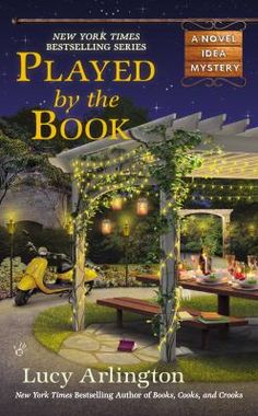 the book cover for played by the book, featuring an outdoor gazebo and picnic tables