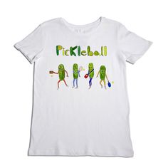 White Rehearsal Dress, Funny Pickleball Shirts, Pickleball Shirt, Silk Bottoms, White Crew Neck, Pickleball, White T, Infant Tees, Shirt Outfit