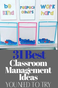 classroom management ideas for kids to try out