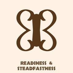 the logo for readness and steadfastness, which is designed to look like an