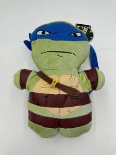 there is a stuffed toy that looks like the teenage mutant