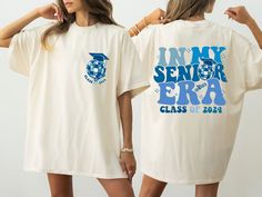 Cute Class Shirts, Senior Class T Shirts, Senior Shirt Ideas 2025 Trendy, Senior 2025 Shirts, Senior Class Shirts Design, Senior Sunrise Shirts, Class Of 2025 Shirt Ideas, Senior Night Shirts, Senior Shirt Designs