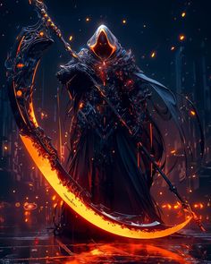 Ahri Wallpaper, Grim Reaper Art, Anime Picture Hd, Dark Fantasy Artwork, Dark Souls Art, Anime Galaxy, Cool Anime Backgrounds, Dark Anime Guys, Geek Art