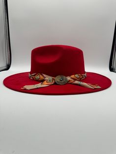 Red Suede Fedora with Band (S/M) Red Suede, Hat Band, Fedora, Caps Hats, Accessories Hats, Bathing Beauties, Accessory Gift, Electronic Accessories, Purses And Bags