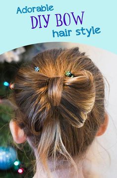 Easy Diy Bow, Tying A Bow, Hair Style For Girls, Diy Hanging Shelves, Diy Wall Shelves, Hair Kids, 15 Diy, Mason Jar Lighting, Kids Hair