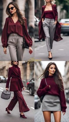 Deep Winter, Trendy Fall Outfits, Looks Chic, Trendy Fall, Grey Pants, Fashion Mistakes, Autumn Outfit, Fall Fashion Outfits