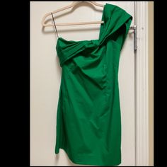 Womens Xs Green Zara One Shoulder Dress Nwt. Never Been Worn. From A Smoke Free Home. Willing To Take Offers. Chic Green Cotton Mini Dress, Elegant One-shoulder Cotton Dress, Elegant One Shoulder Cotton Dress, Zara Cotton Party Dress, Elegant Zara Cotton Dress, Green Cotton Party Dress, Zara Green Mini Dress For Formal Occasions, Zara Fitted Cotton Midi Dress, Sleeveless Cotton Mini Dress For Evening