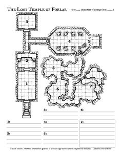 the lost temple of folear is shown in this diagram