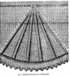 an image of a knitted tablecloth with four rows of crochet on it