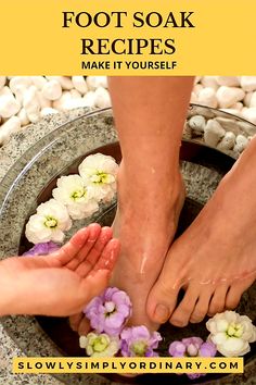 Indulging in a foot soak is a great self-care activity you can do on a budget. Use ingredients that you already have at home, and have a relaxing "me time."