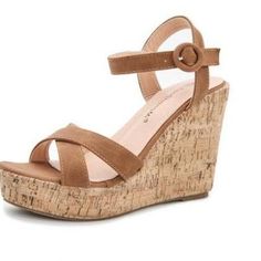 Classy Ankle Strap Wedge Fashion Sandals on Luulla Trendy Adjustable Brown Wedge Sandals, Adjustable Brown High Heel Wedge Sandals, Brown Adjustable High Heel Wedge Sandals, Bride Flats, Arch Support Sandals, Wedges Style, Ankle Strap Wedges, Strap Wedge, Comfortable Heels