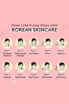 K Beauty Routine, Face Skin Care Routine, Skin Care Routine Order, Korean Skin Care, Perfect Skin Care Routine, Glow Skin, Korean Skincare Routine, Summer Skincare, Korean Skin