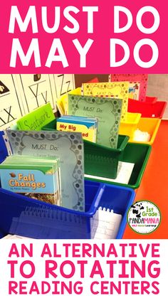 an alternative to rotating reading centers for kids