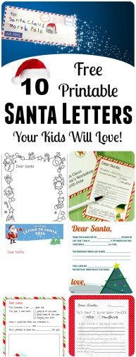 the 10 free printable santa letters you'll love to use for your kids