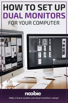 a computer monitor sitting on top of a wooden desk next to a keyboard and mouse