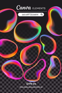 colorful soap bubbles on a transparent background with text can be used for any type of design