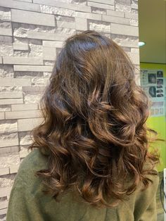 Armpit Length Curly Hair With Layers, Medium Length Soft Curls, Long Wavy Hair With Layers, Cold Perm, Hair Perm, Hair Styels