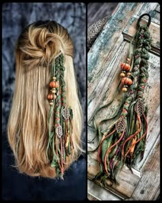 Boho Hair Wrap, Viking Hair, Estilo Hippie, Mode Boho, Skirt Maxi, Hair Wraps, Boho Hairstyles, Hair Dos, Diy Hairstyles