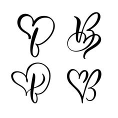 the letters p, b, and c are drawn in black ink on a white background