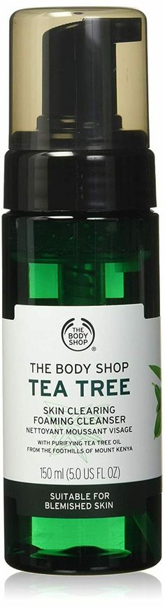 The Body Shop Tea Tree Skin Clearing Foaming Cleanser, 150ml (free shipping world) Product description A natural alternative for blemish prone skin contains community trade tea tree oil is a natural antiseptic and every effective in dealing with oily and blemished skin our tea tree skin clearing foaming cleanser combats existing blemishes, helps prevent future blemishes and controls oil and shine we use community fair trade ingredients so you can feel confident with the quality of our products a Skin Glow Tips, Homemade Skin Toner, The Body Shop Tea Tree, Glow Tips, Diy Beauty Products, Skin Clearing, Body Shop Tea Tree, Exfoliating Face Wash, Oil Based Cleanser