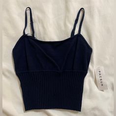 Nwt- Fitted Tank Top, Stretchy And A Light Weight Soft Comfortable Material -Fitted -Adjustable Straps -Cropped Aesthetic Tank Tops, Slytherin Clothes, Tight Tank Top, Stylish Tank Tops, Fitted Tank Top, Clueless Outfits, Pacsun Tops, Cute Tank Tops