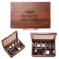 PRICES MAY VARY. PREMIUM QUALITY: Made of highly durable and natural Acacia wood, the Shanik watch box is a well-crafted and luxury organizer that will serve you for ages. Being covered with smooth and soft velvet inside, it’s easy to clean and pleasant to the touch. LARGE STORAGE INSIDE: This capacious watch storage box features 5 separate slots to keep different types of watches, 1 large slot for things like wallet, glasses, phone, and 1 medium slot for smaller things such as AirPods, keychain Watch Box For Men, Wooden Watch Box, Mens Watch Box, Watch Organizer, Watch Storage Box, Watch Storage, Wooden Watch, Organization Solutions, Organiser Box