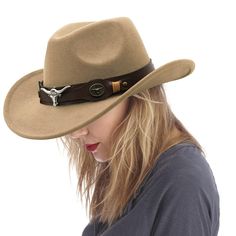 PRICES MAY VARY. Make a statement with this Classic Faux Leather Hatband with Hand-Crafted Designs, perfect to accessorize your cowboy hat for women. It has an adjustable tie inside, Hat Circumference: 56-58cm/22-22.8"; Brim Width: 7cm/2.75"; Hat Height: 12cm/4.7". The classic design is available in white, red, and black, perfect for a cowgirl hat or women cowboy hat. The faux leather hatband is hand-crafted with unique designs that add a touch of sophistication to your outfit. It's a stylish an Western Cowboy Hats, Leather Hats, Wide Belt, Cowgirl Hats, Western Cowboy, Hat Band, Hats For Women, Fashion Statement, Cowboy Hats