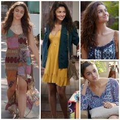 Alia Bhatt Outfits In Movies, Alia Bhatt Western Outfits, Recreating Bollywood Movie Looks, Dear Zindagi Alia Bhatt Outfits, Alia Bhatt Movie Outfits, Bollywood Character Outfits, Bollywood Movie Outfits To Recreate, Bollywood Characters Theme Party